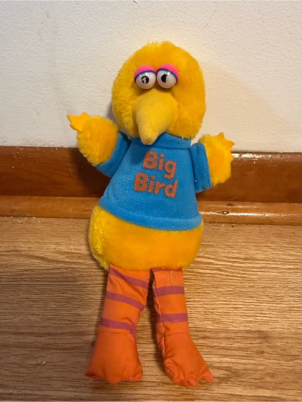 Vintage 1981 Sesame Street Big Bird 9” Knickerbocker Plush Toy